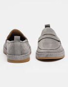 Steve Madden Велурени мокасини Answer Сив