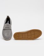 Steve Madden Велурени мокасини Answer Сив