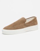 Steve Madden Велурени мокасини Leyton Тъмнокафяв