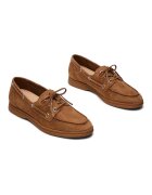 Steve Madden Велурени мокасини Ports Светлокафяв