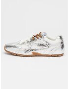 Steve Madden Велурени спортни обувки Asiel - Бял/Сребрист