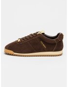 Steve Madden Велурени спортни обувки Mirage - Тъмнокафяв