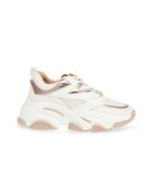Steve Madden Велурени спортни обувки Progressive - Розово златисто/Мръснобял