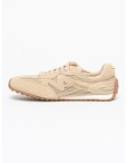 Steve Madden Велурени спортни обувки с ажур - Светло бежово
