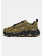 Steve Madden Велурени спортни обувки Serpent-H с мрежа - Тъмно каки