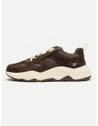 Steve Madden Велурени спортни обувки Serpent-H с мрежа - Тъмнокафяв