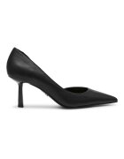 Steve Madden Заострени кожени обувки Черен