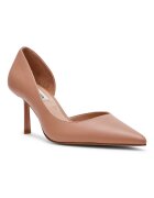 Steve Madden Заострени кожени обувки Розова сьомга