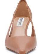 Steve Madden Заострени кожени обувки с отвори Розова сьомга