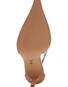 Steve Madden Заострени кожени обувки с отвори Розова сьомга