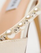 Steve Madden Заострени обувки Brecki със синтетика Мръснобял