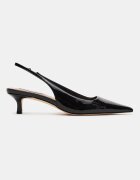 Steve Madden Заострени обувки Kari с отворена пета Черен