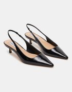 Steve Madden Заострени обувки Kari с отворена пета Черен