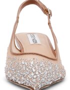 Steve Madden Заострени обувки Katty с отворена пета Кафяв/Сребрист