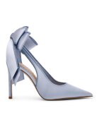Steve Madden Заострени обувки Teacup с панделка - Пастелносин