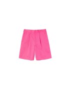 STUeSSY Дамски къси панталони - STUSSY - Lee Baggy Collection - Памук - Розови -
