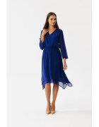 Stylove Асиметрична дамска рокля - Spumados - метличина - XXL