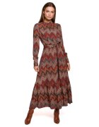 Stylove Дамска рокля - Стил - Вискоза - Многоцветна