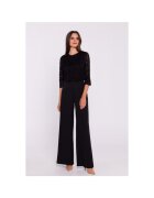 Stylove Гащеризон с широки панталони и дантелена горна част