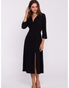Stylove Рокля с дълбоко деколте и ниска цепка
