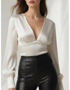 Sugar Couture Bluza din amestec de matase Serenity