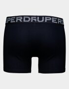 Superdry & Co Боксерки с памук с лого - 3 чифта Черен/Мандарина