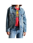 Superdry  Co Дънково яке Superdry - памук/еластан - синьо