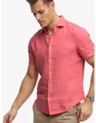 Superdry  Co Ленена риза с къси ръкави - Корал