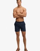 Superdry & Co Плувни шорти с леастична талия Тъмносин