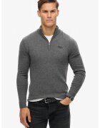 Superdry  Co Слим пуловер с вълна и къс цип