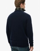 Superdry & Co SUPERDRY Стандартен пуловер с вълна с ръкави реглан Ултрамарин синьо