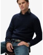 Superdry  Co SUPERDRY - Стандартен пуловер с вълна с ръкави реглан - Ултрамарин синьо