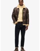 Superdry  Co SUPERDRY - Яке от еко кожа с плюшена подплата