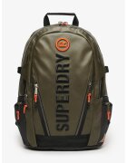 Superdry  Co Унисекс раница с голямо лого - Черен/Каки