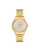 Swatch Часовник дамски - Skin SYXG126G - кварцов механизм - инокс - златист