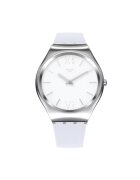 Swatch Часовник за жени - Skin SYXS125C - кварцов механизъм - инокс - 30x30mm