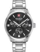 Swiss Military HANOWA Мъжки часовник - Roadrunner Advanced - Черен циферблат - Сребрист