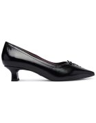 Tamaris дамски обувки с ток от естествена кожа - заострен връх - без закопчаване - модел 0000306119994_39 -