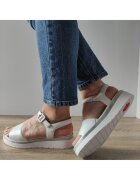 Tamaris Ежедневни дамски сандали 88708-42 Бели -