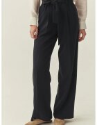 Tatuum Панталон Zorte с широк крачол и басти - Ултрамарин синьо
