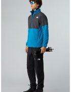 The North Face Хайкинг суитшърт Glacier Heavyweight с къс цип - Пастелносин/Сив