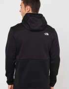 The North Face Худи Merak за хайкинг с цип Избеляло черно