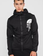 The North Face Худи Merak за хайкинг с цип Избеляло черно
