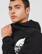 The North Face Худи Merak за хайкинг с цип Избеляло черно