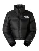 The North Face Късо зимно яке Nuptse с пухена вата - Черен/Избеляло черно