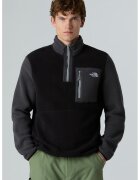 The North Face Поларен суитшърт Yumiori с къс цип - Черен/Tъмносив