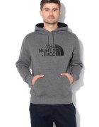 The North Face Суитшърт M Drew Peak с качулка и джоб кенгуру - Сив меланж