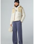 The North Face Яке за хайкинг с цип и висока яка - Светло жълто/Мръснобял