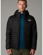 The North Face Зимно яке Huila за хайкинг с качулка - Черен/Tъмносив