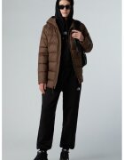 The North Face Зимно яке Hyalite за хайкинг с пухена вата - Тъмнокафяв